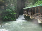 Lot of water from cavern becouse it was heavy rain