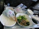 Korean food in aircraft
