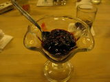 berry souce dessert