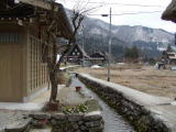 around old house