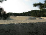 On the ground it's only sand