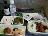 Meal in the Aircraft to Taipei 